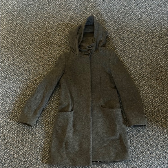 Aritzia Charcoal Pearce Wool Coat - Picture 1 of 3